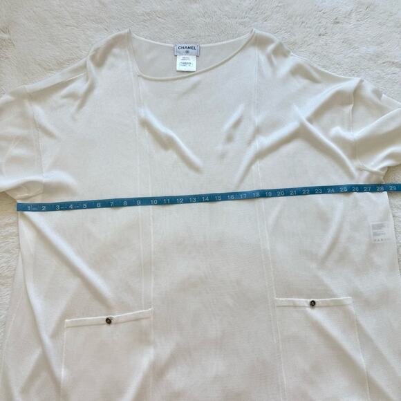 CHANEL women blouse size 40 FR or size 8 US Authentic Retail 3800$ - Picture 8 of 16